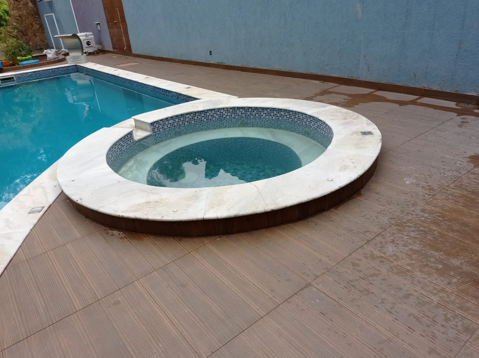 piso de mármore